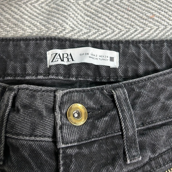 Zara ⎮ Black denim - Picture 6 of 7